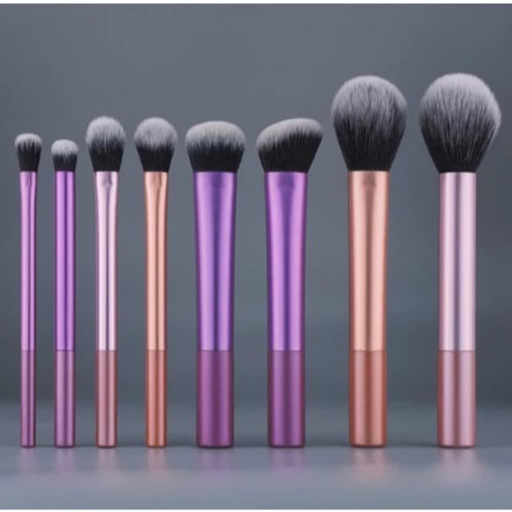 Conjunto De Pinceis De Maquiagem Profissional 8 Unidades Pincel De Po